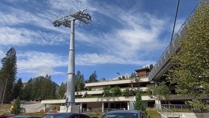 Madonna di Campiglio: proseguono bene i lavori per la realizzazione della nuova cabinovia Fortini-Pradalago