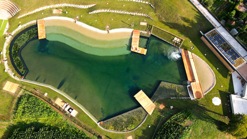 Il Biolago alla Pineta, la più importante opera pubblica realizzata dall’amministrazione uscente