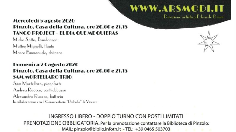 GiudiJAZZ a Pinzolo, domenica 23 agosto con il “Sam Mortellaro Trio”