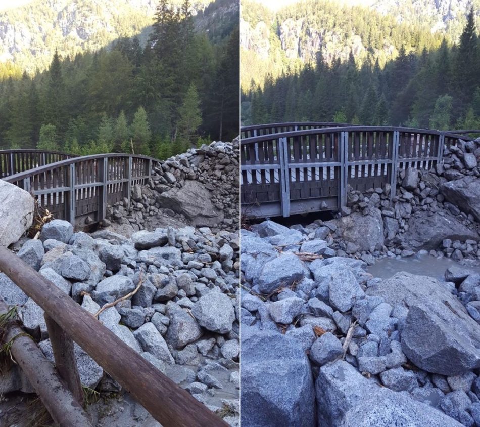 Aggiornamento strada della val Genova
