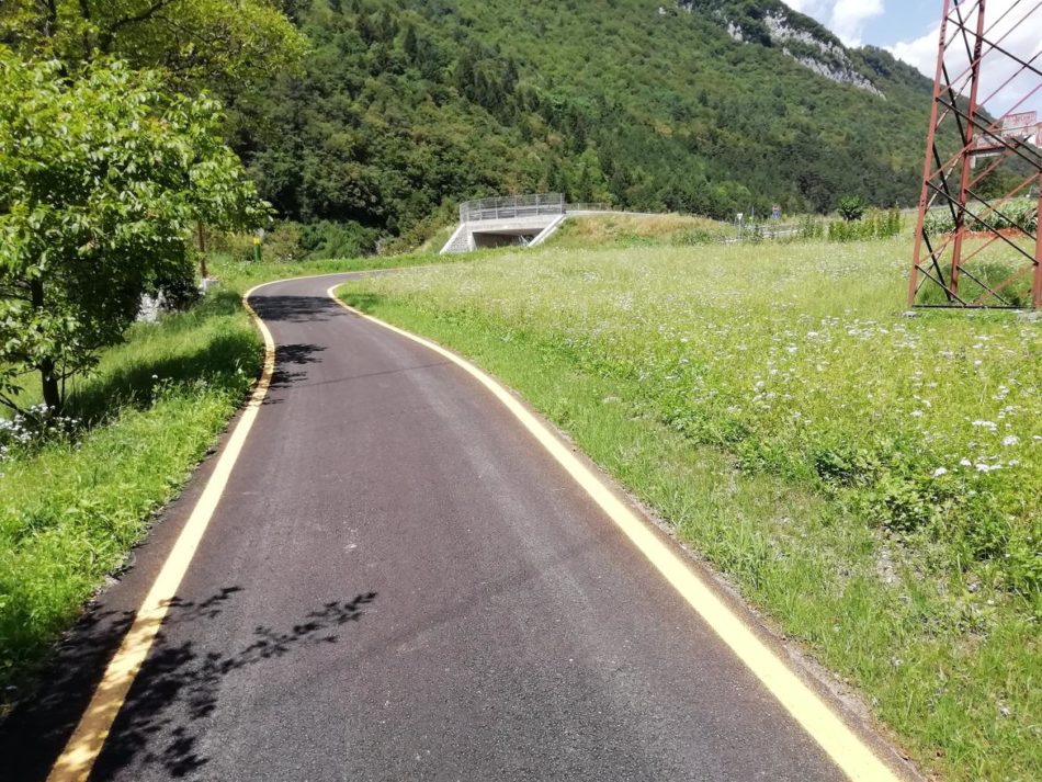 Ciclovia Val Rendena: interconnessi alcuni tratti e completata la pista di Pieve di Bono