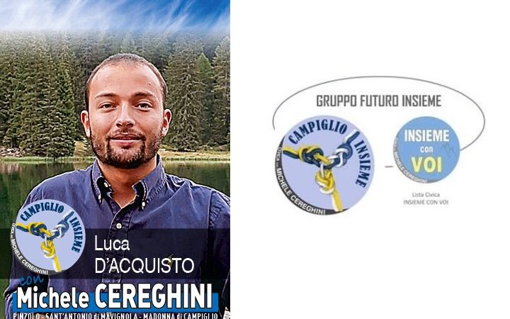 Candidato LUCA D’ACQUISTO – Lista Campiglio Insieme