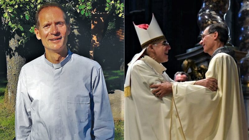 DON GIANLUCA LEONE DAL TRENTINO, PER LA PRIMA MESSA A PAGANICA