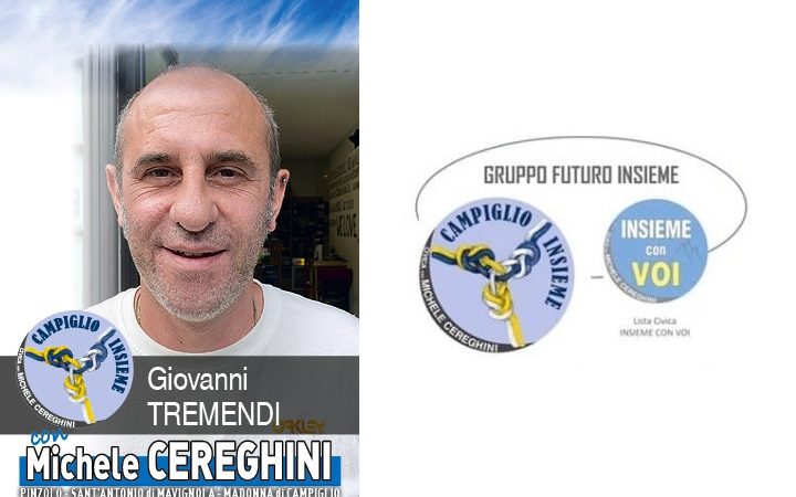Candidato GIOVANNI TREMENDI – Lista Campiglio Insieme