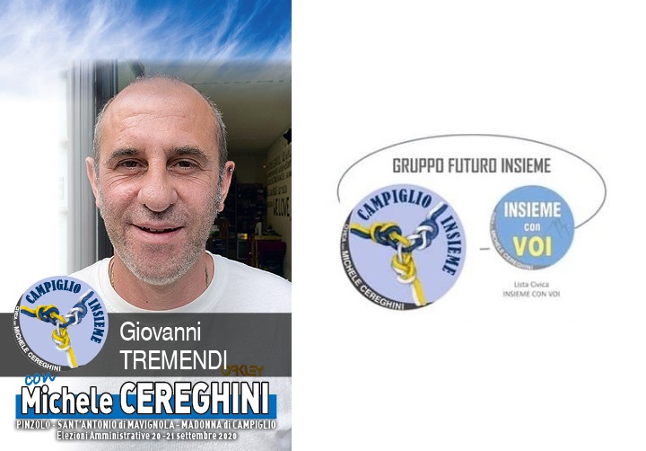 Candidato GIOVANNI TREMENDI – Lista Campiglio Insieme
