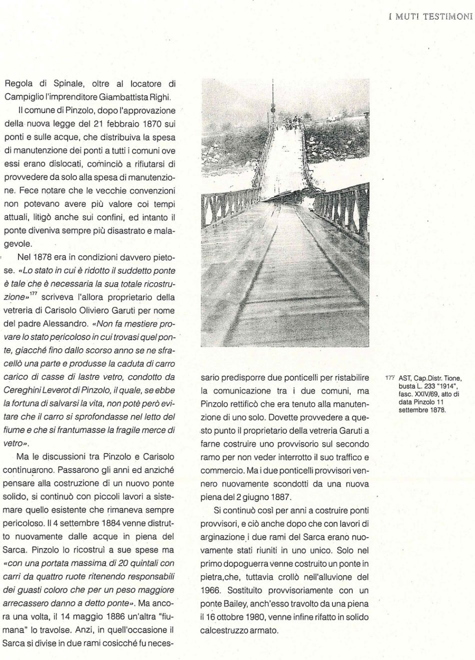 La storia del ponte di san Rocco