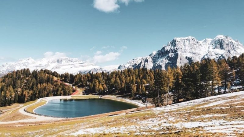 Ecco le bellissime immagini del lago Grual postate da skiarea.campiglio