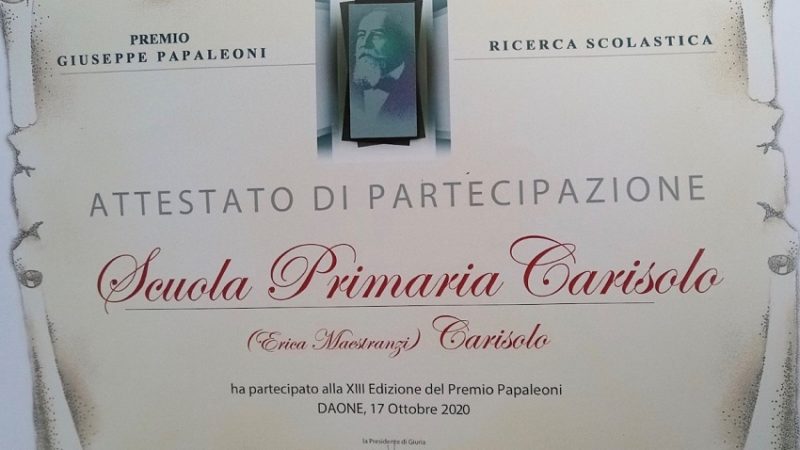 La classe Quinta SP Carisolo vince il “Premio Papaleoni”