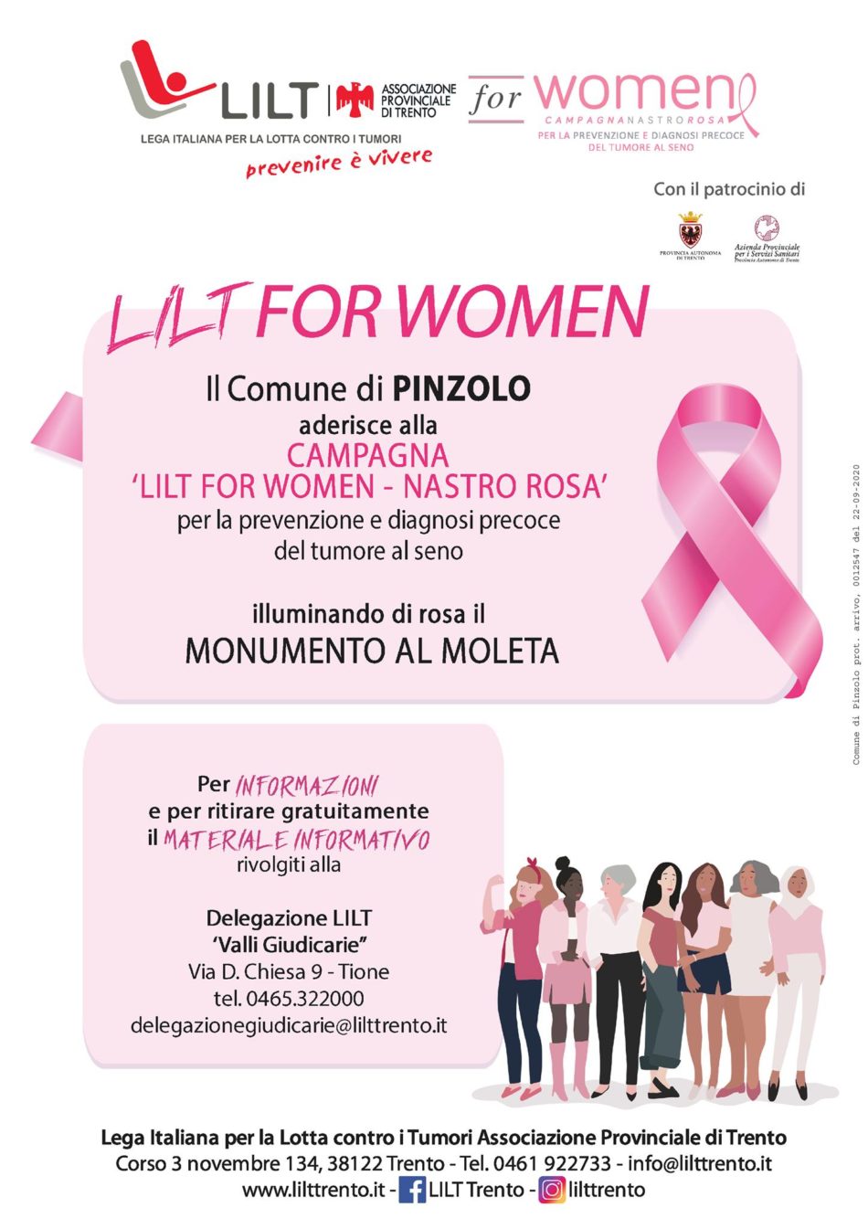 CAMPAGNA "LILT FOR WOMEN - NASTRO ROSA"