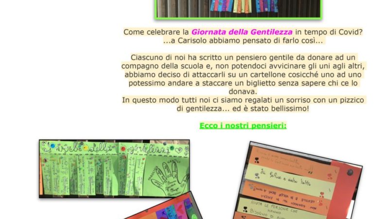Come celebrare la Giornata della Gentilezza in tempo di Covid?