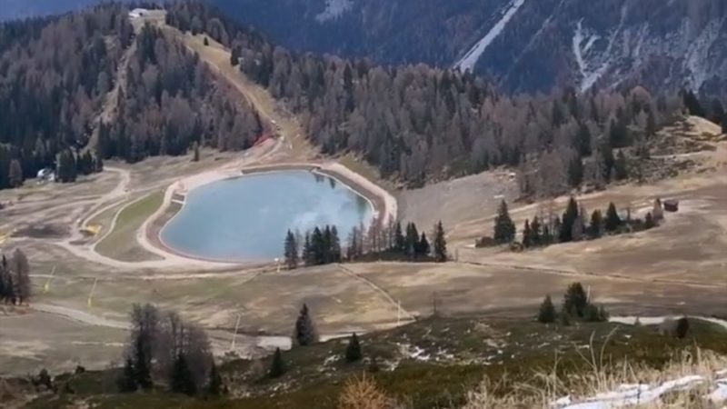 Ormai tutta sciolta la neve fino a quote medio/alte