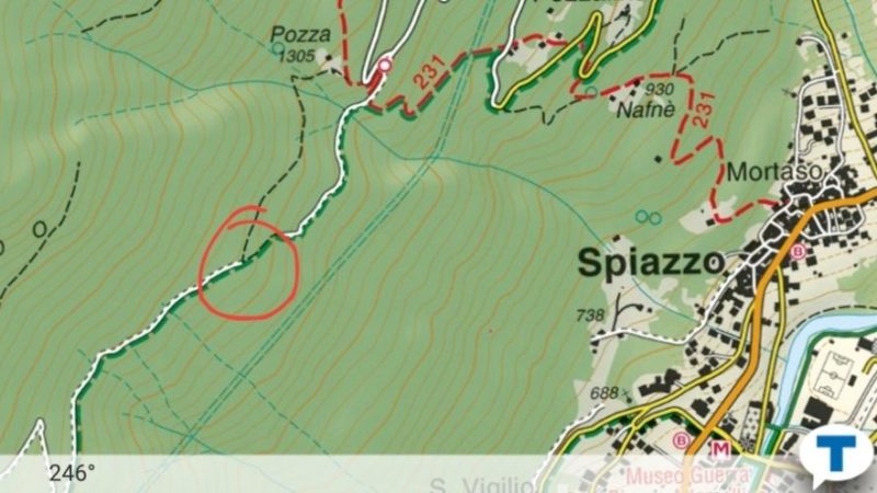 Torno a disturbare per un’altra situazione che ho notato sui sentieri