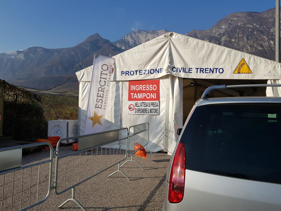Aggiornamento situazione Coronavirus in Trentino – 2 dicembre 2020: 278 casi positivi, 3 decessi, 267 guariti