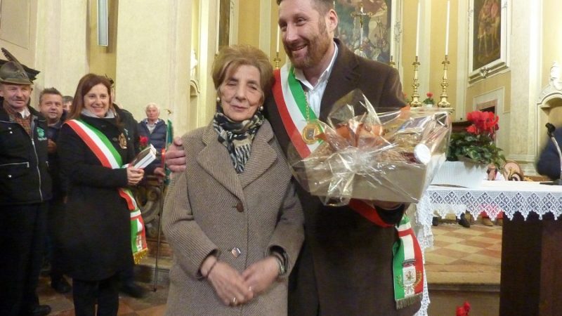 La signora Emma, custode per tanti anni della chiesa di S. Martino a Mantova