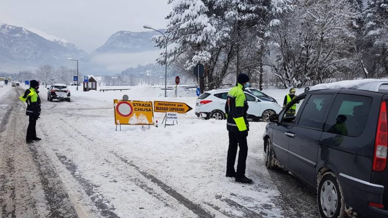 SS 237 CHIUSA tra Saone e Ponte Arche per smottamento