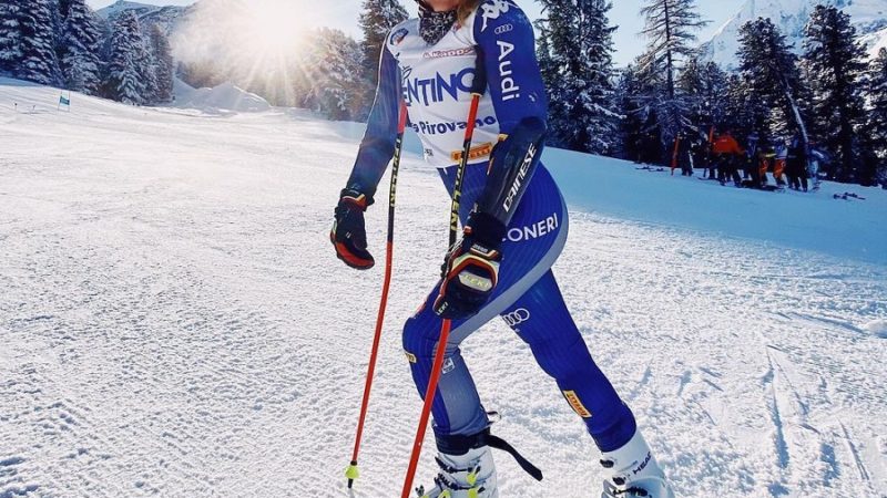 Sul ghiaccio di Kranjska Gora Laura Pirovano finisce fuori gara