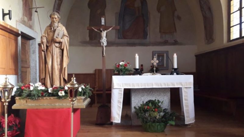 Solidarietà e preghiera domenica 17 gennaio a Mavignola per S. Antonio Patrono del piccolo borgo alpino