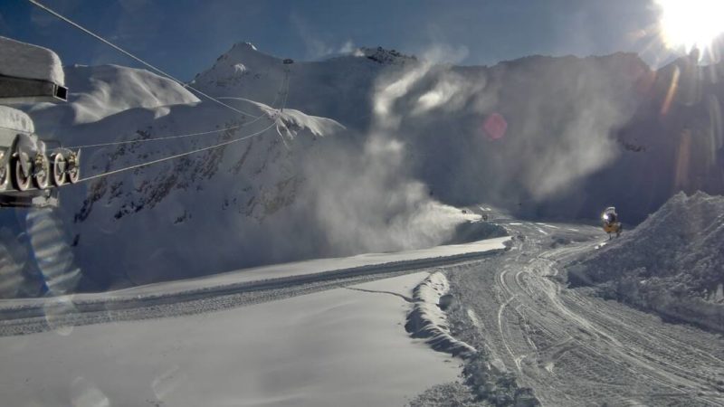 Grazie alle temperature polari al Presena si torna a sparare