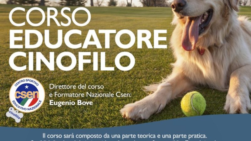 Primo corso per Educatore Cinofilo Csen