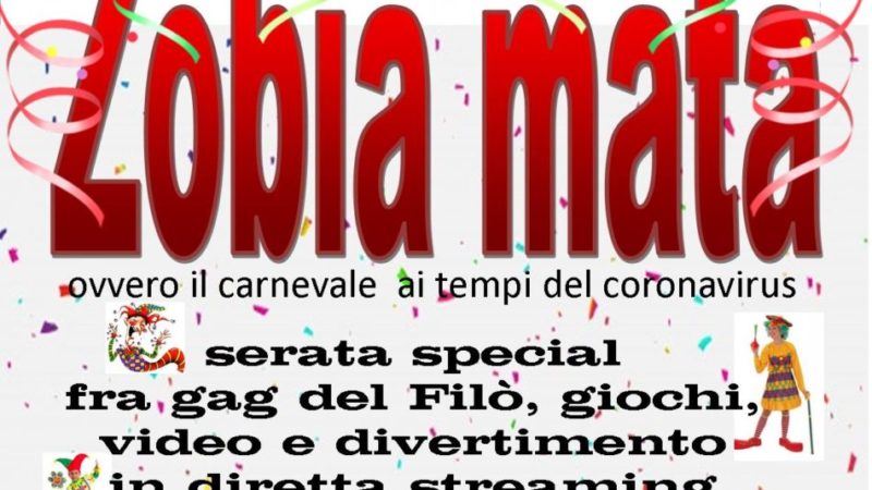 ZOBIA MATA ovvero il carnevale ai tempi del coronavirus