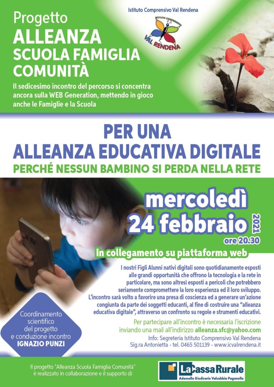 PER UN’ALLEANZA DIGITALE – PERCHE’ NESSUN BAMBINO SI PERDA NELLA RETE