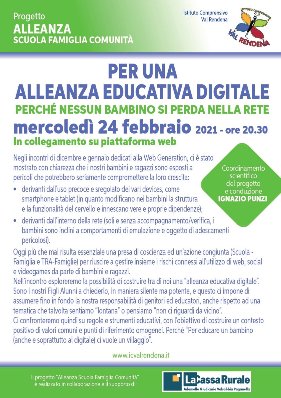 ALLEANZA SCUOLA FAMIGLIA COMUNITA'