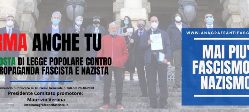 Anche presso l’anagrafe del Comune di Pinzolo è possibile firmare contro la propaganda fascista e nazista