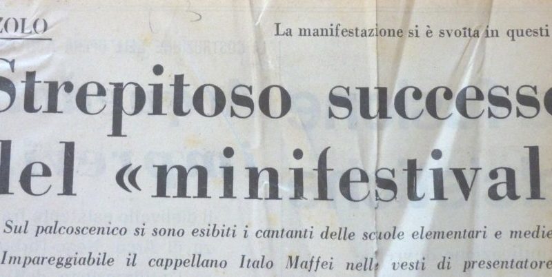 Anche allora la vita del paese era allietata da gioiose manifestazioni