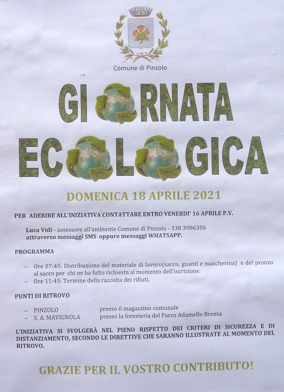 Giornata ecologica – Domenica 18 aprile 2021