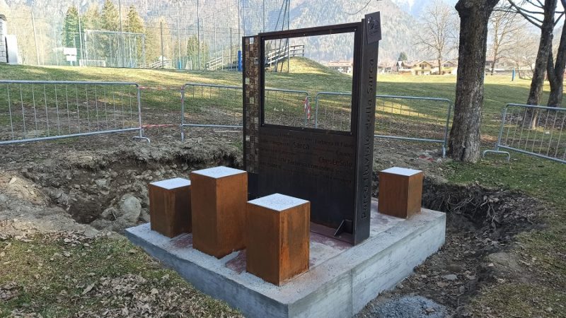 Quasi ultimata la Porta del Parco fluviale alla Pineta di Pinzolo