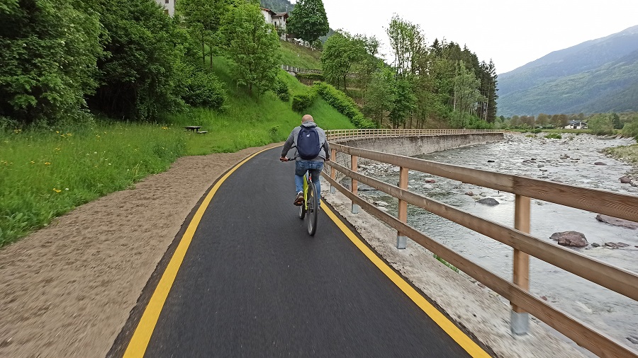 Ciclabile tra Spiazzo e Pelugo