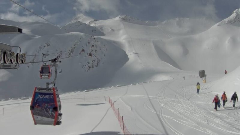 E’ tornata la neve sulla skiarea Campiglio