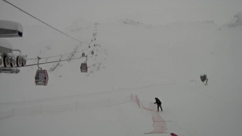 La perturbazione in corso sta portando molta neve ma in alta quota