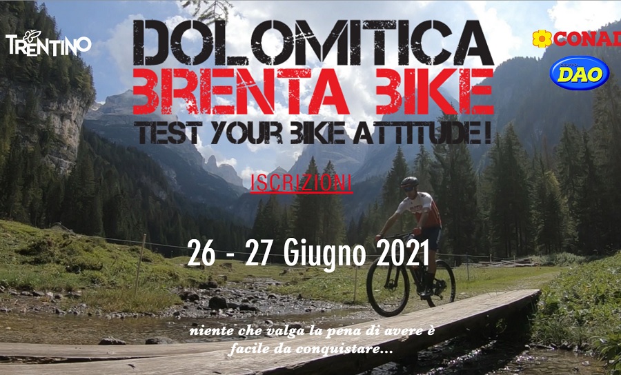 26-27 giugno – Dolomitica Brenta Bike 2021