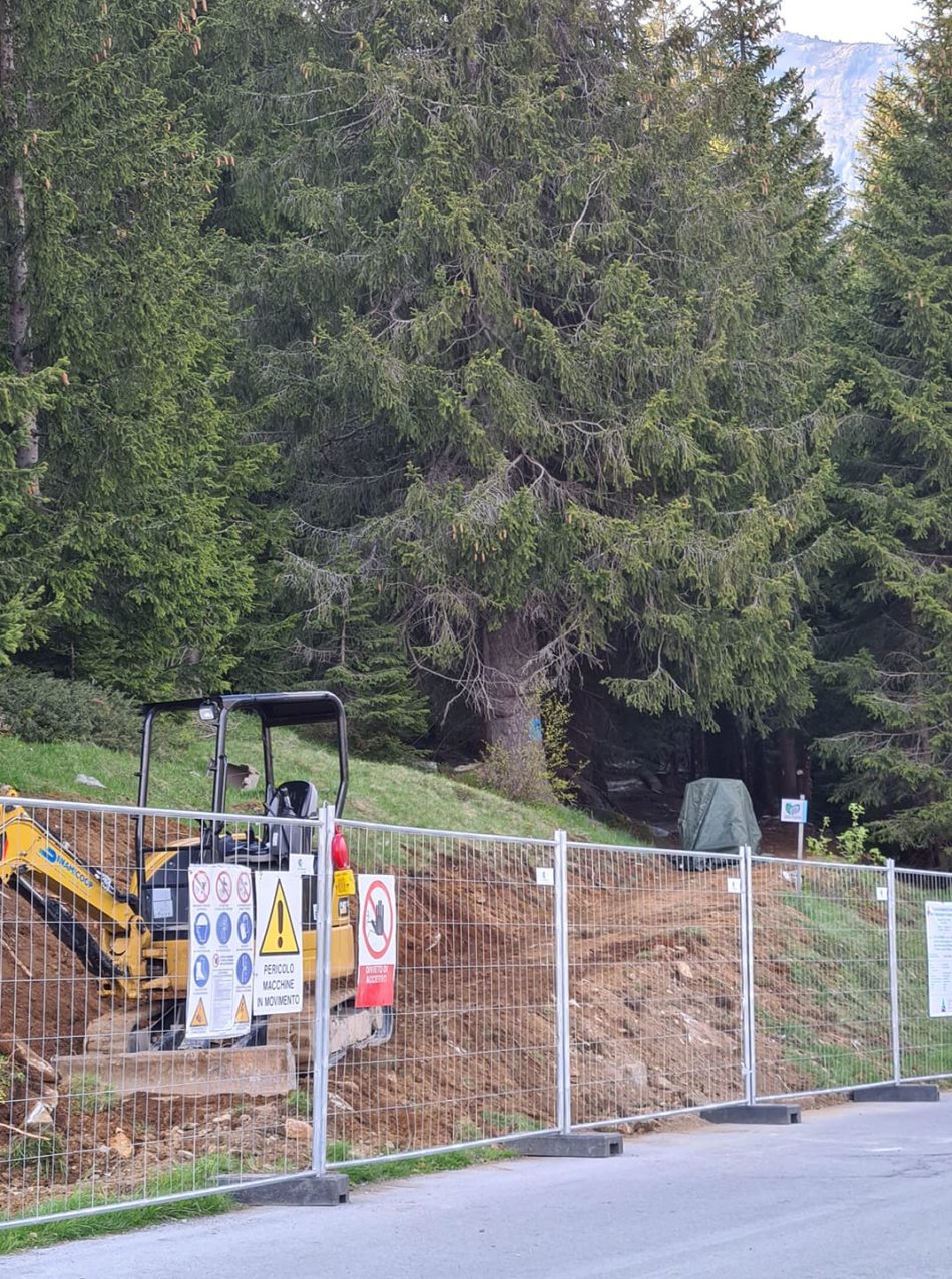 Iniziati i lavori del sentiero sbarrierato Patascoss/Lago Nambino Madonna di Campiglio