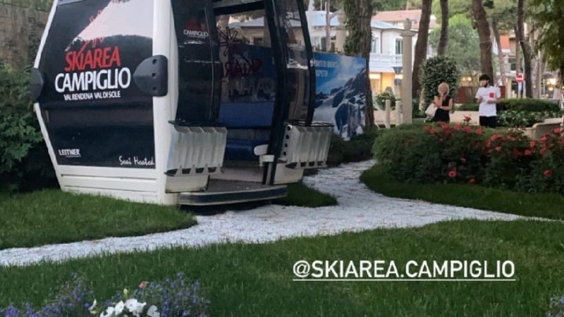 Anche quest’anno la Skiarea Campiglio nei giardini di Cervia