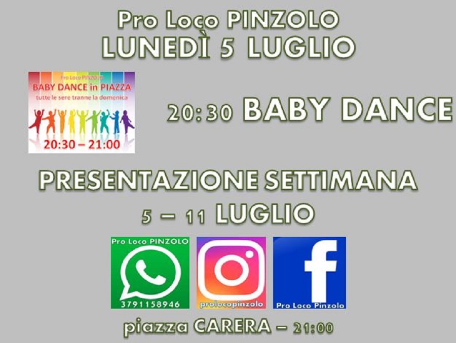 Spettacoli in piazza dal 5 all'11 luglio