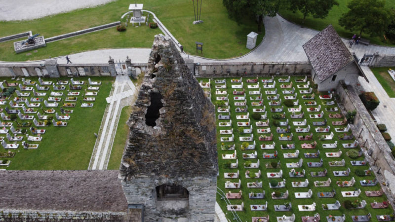 Ecco gli ingenti danni al campanile di san Vigilio