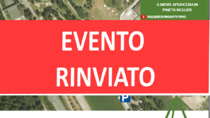 Apericena in Pineta – 2 agosto EVENTO RINVIATO