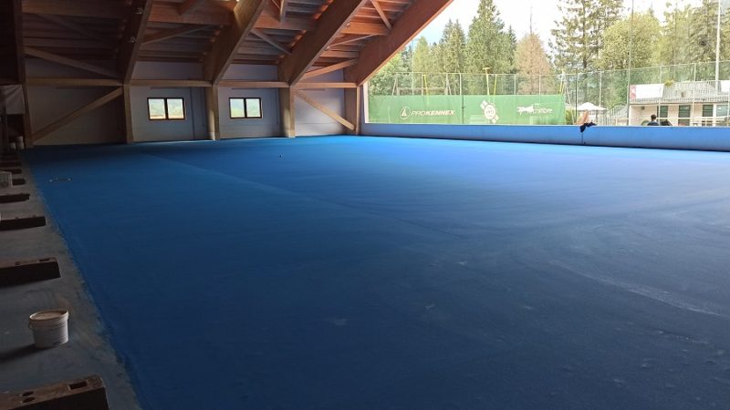 Tra pochi giorni Pinzolo avrà il secondo campo da tennis coperto