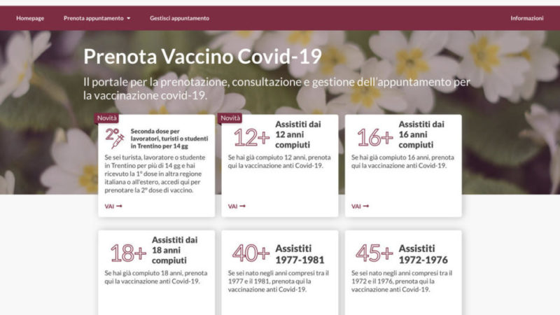 Prenotazioni al CUP on line già abilitate per chi soggiorna più di 14 giorni