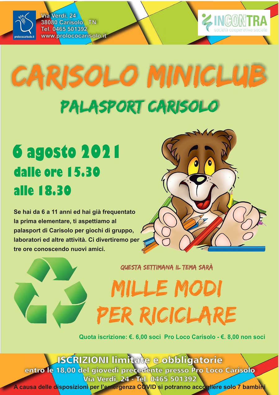 Carisolo Miniclub – Palasport 6 agosto