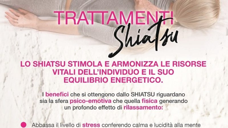 Trattamenti Shiatsu al palasport di Carisolo!!