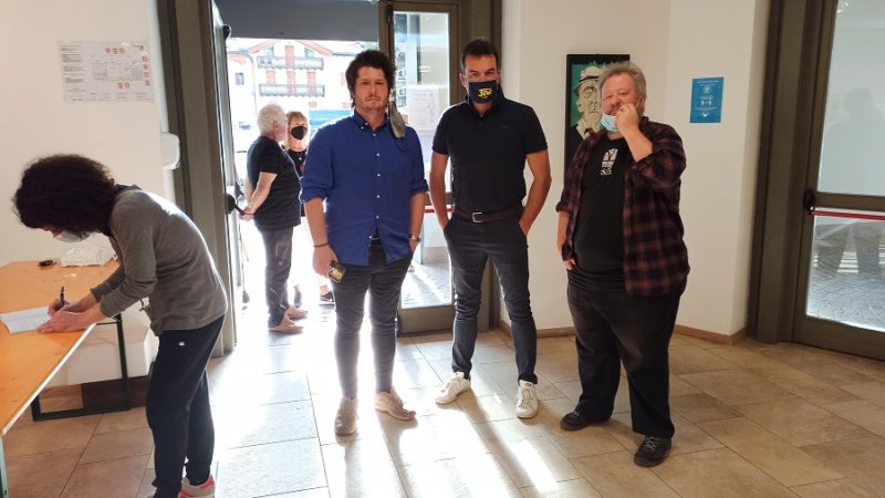 Inaugurata oggi la mostra dell’artista Mattia Cozzio al Paladolomiti