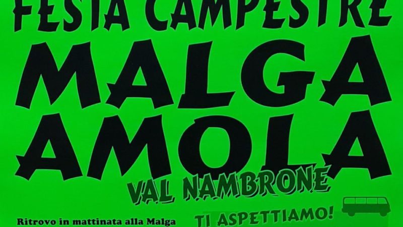 8 agosto – Festa campestre malga Amola
