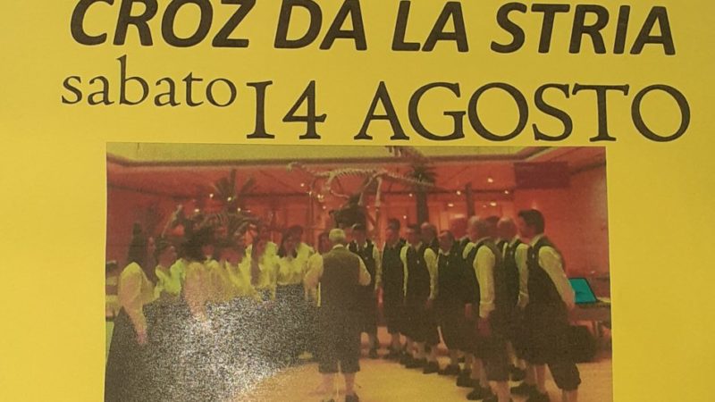 14 agosto – Giustino: Concerto del Coro Croz da la Stria