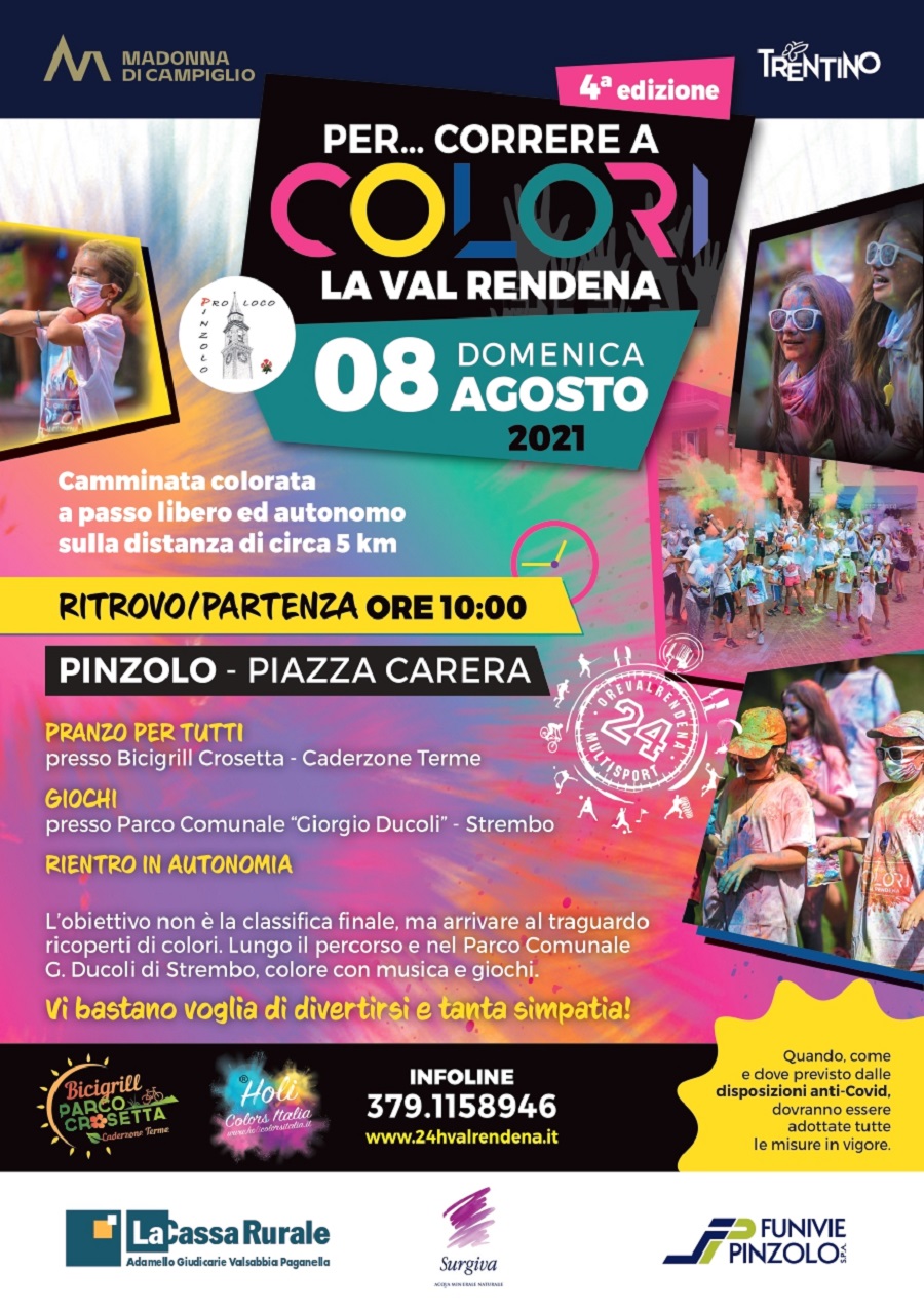 Per…Correre a COLORI la Val Rendena – 8 agosto