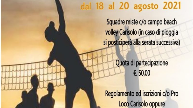Ritorna, a Carisolo, il torneo di beach volley!!!