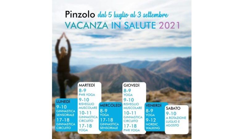 Continuano le attività gratuite di vacanza in salute 2021