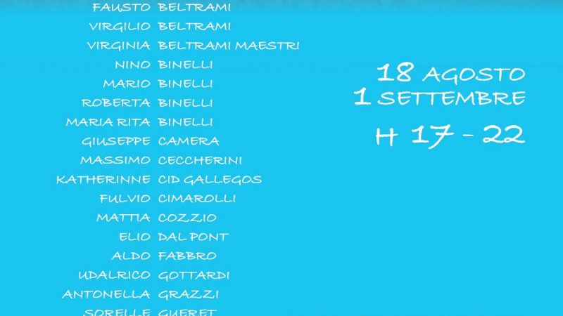 PalaDolomiti, dal 18 agosto al 1 settembre: Artisti in Rendena